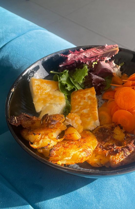 Hot Honey Halloumi recipe image