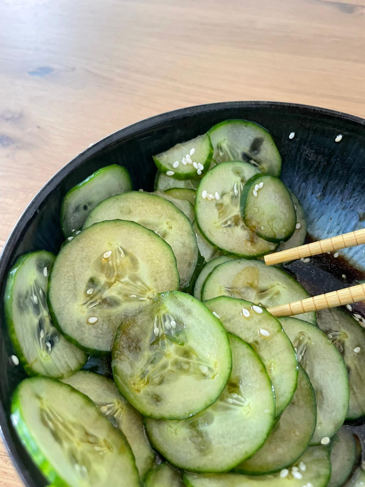 Cucumber salad recipe image